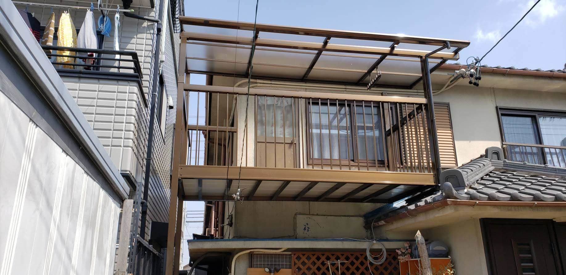 バルコニー取替工事 | 名古屋市緑区のエクステリア工事ならイズ美