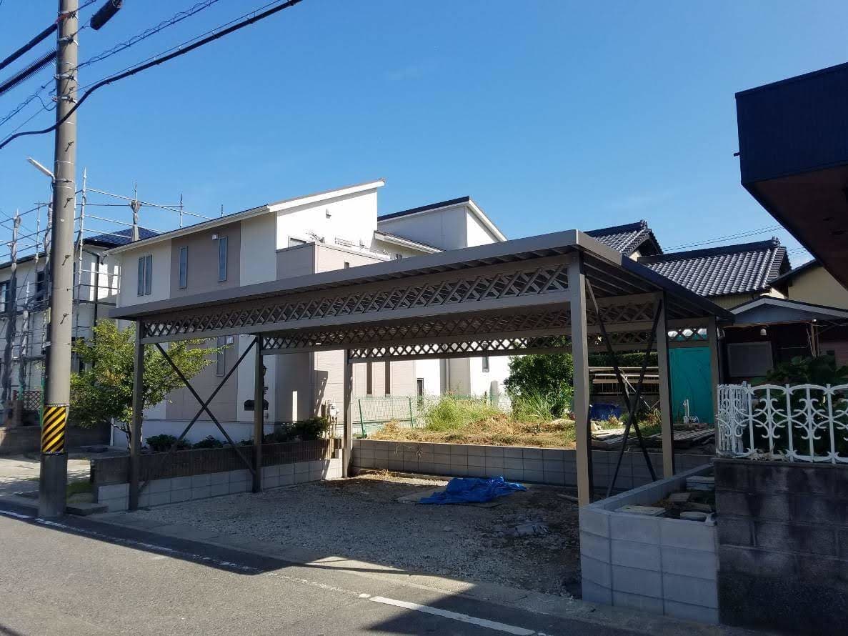 カーポート取替工事 | 名古屋市緑区のエクステリア工事ならイズ美