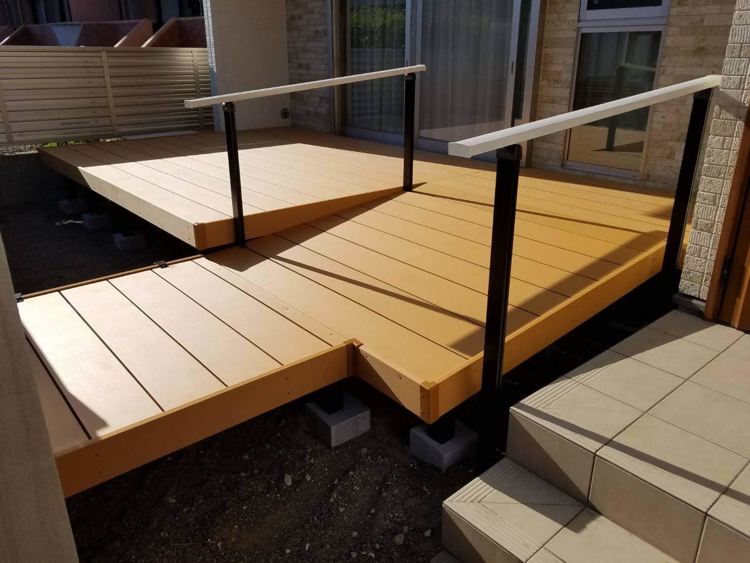 ウッドデッキ取替工事 | 名古屋市緑区のエクステリア工事ならイズ美