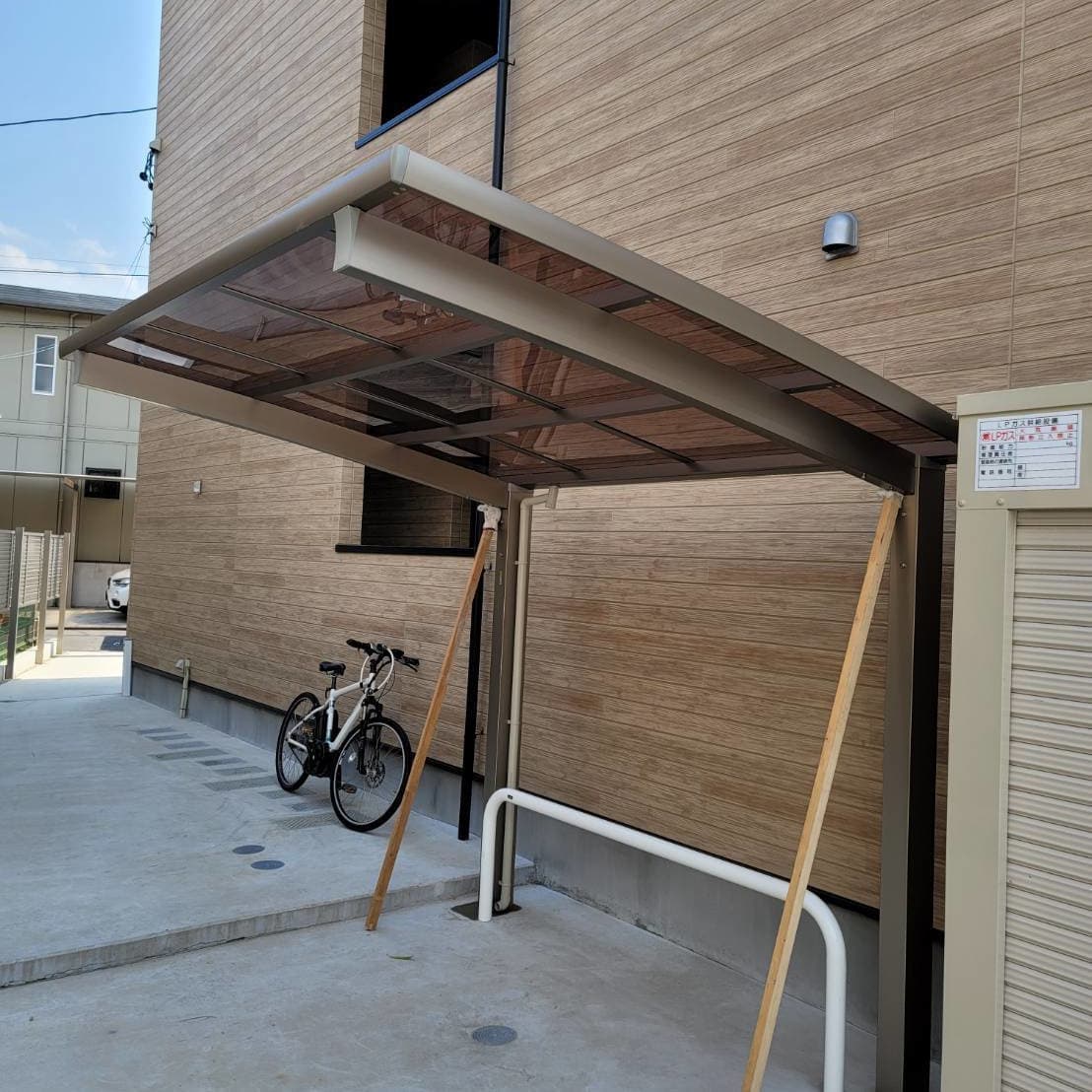 サイクルポート新設・取替え 名古屋市緑区 | 名古屋市緑区でエクステリア工事ならイズ美