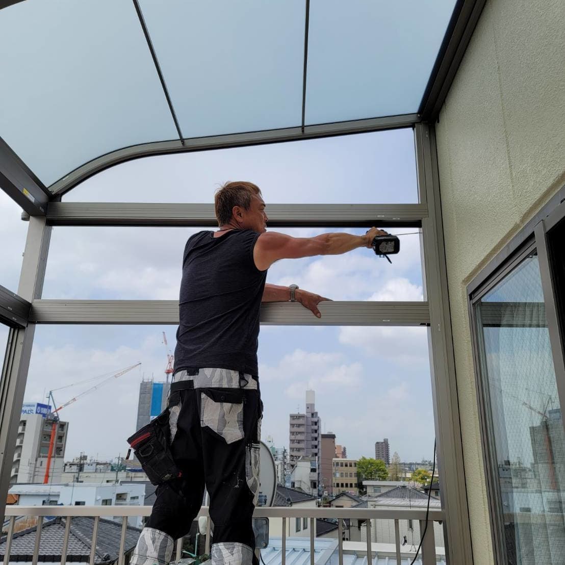 サンルーム修理 名古屋市緑区 | 名古屋市緑区でエクステリア工事ならイズ美