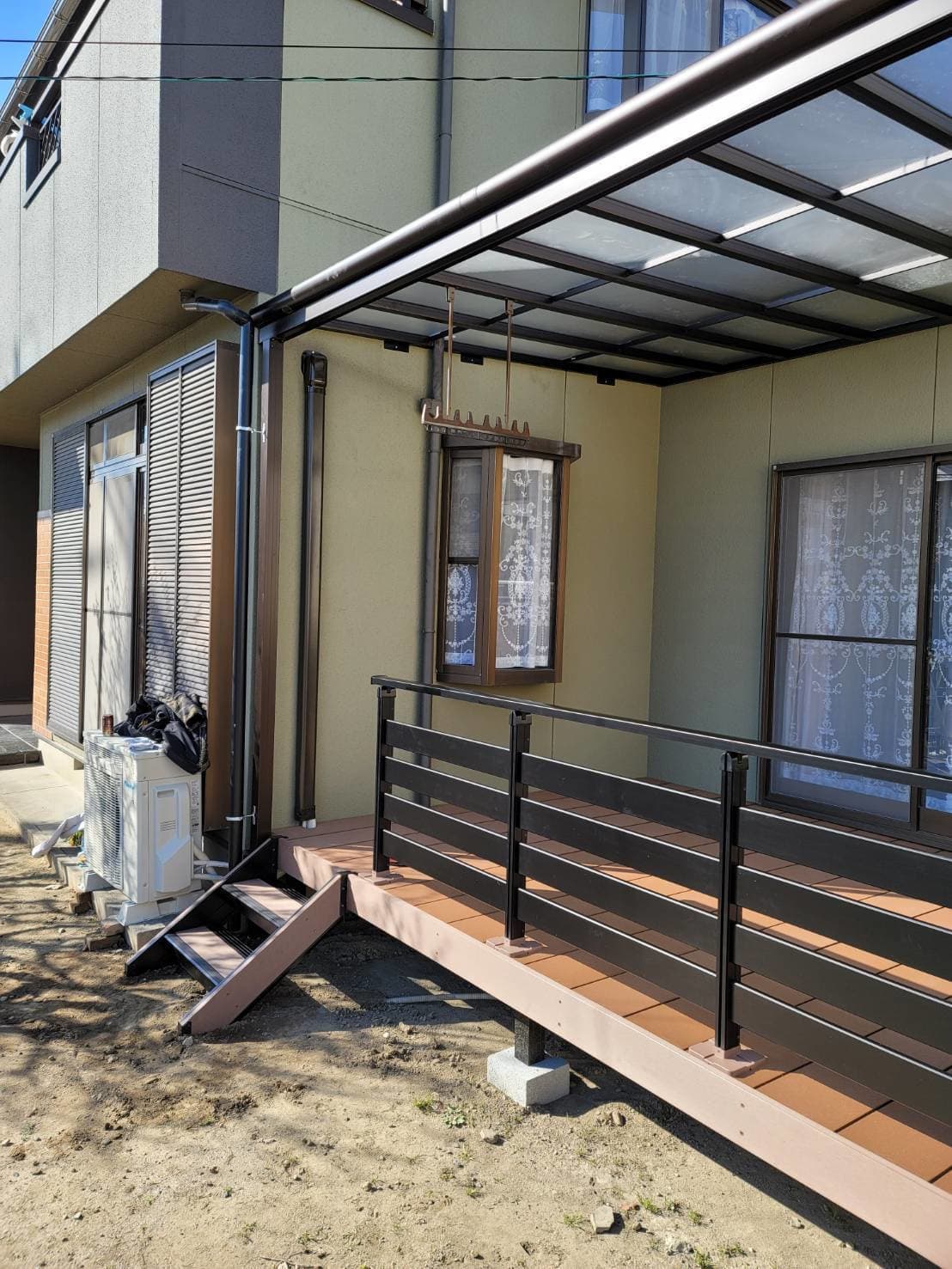 ウッドデッキ設置 | 名古屋市緑区のエクステリア工事ならイズ美