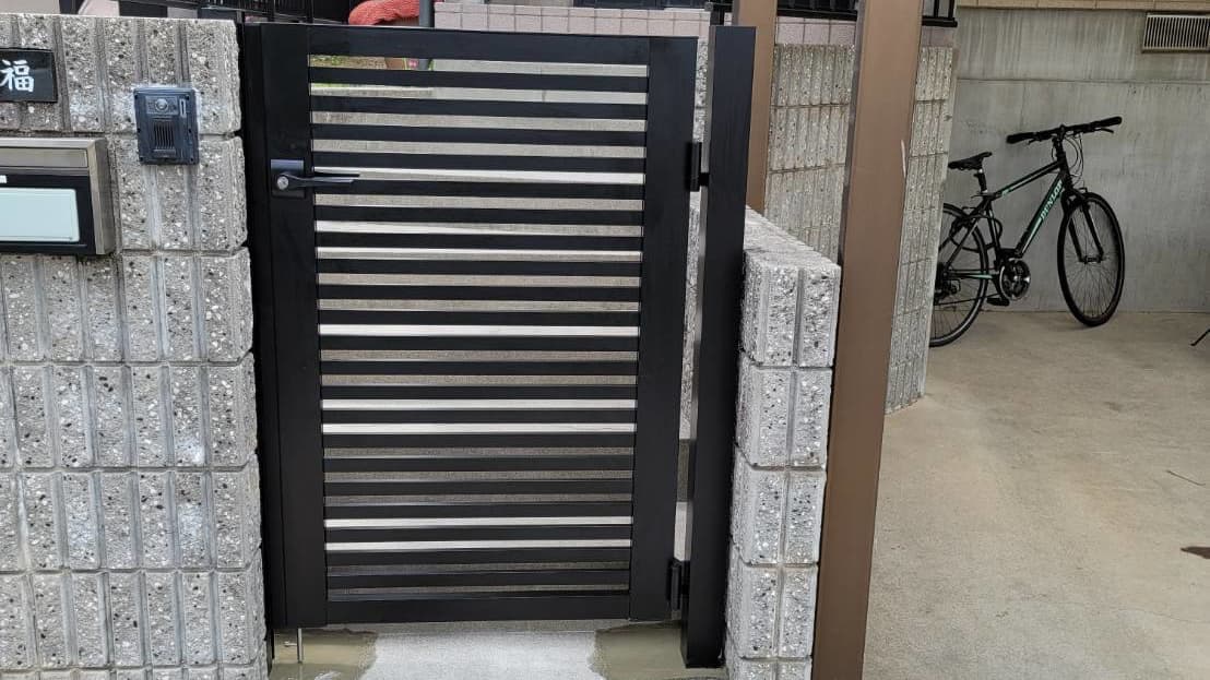 門扉新設 名古屋市緑区 | 名古屋市緑区でエクステリア工事ならイズ美