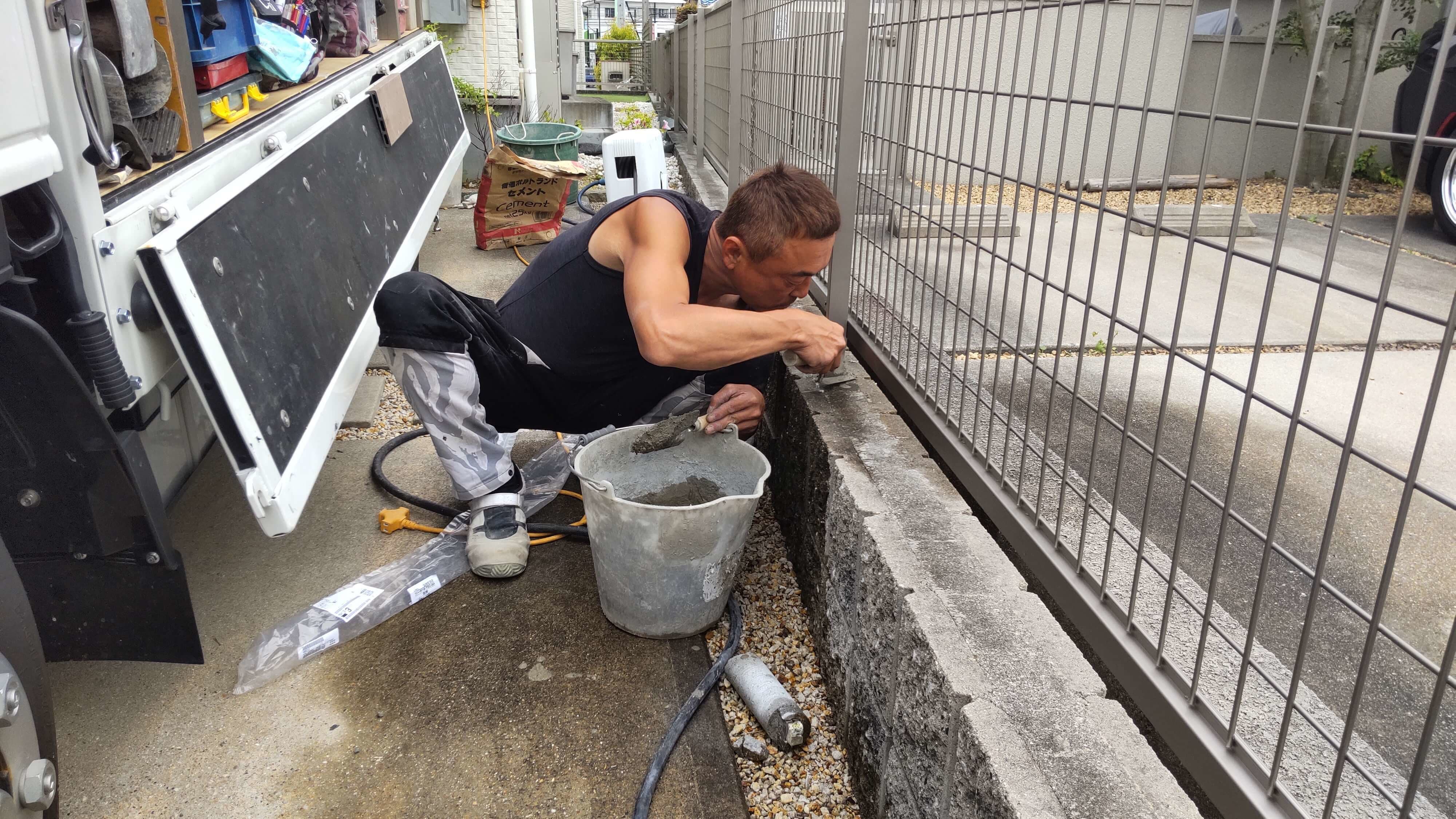 フェンス修理 名古屋市緑区 | 名古屋市緑区でエクステリア工事ならイズ美