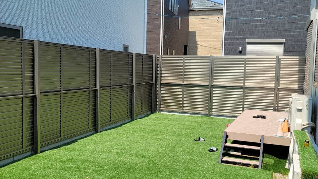 人工芝張り 名古屋市緑区 | 名古屋市緑区でエクステリア工事ならイズ美