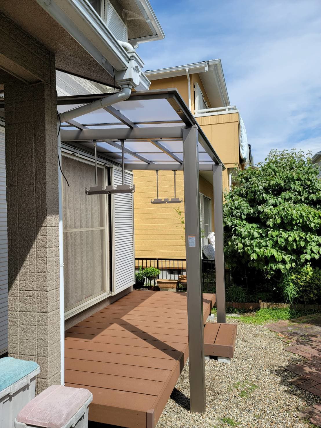 テラス新設工事 | 名古屋市緑区のエクステリア工事ならイズ美