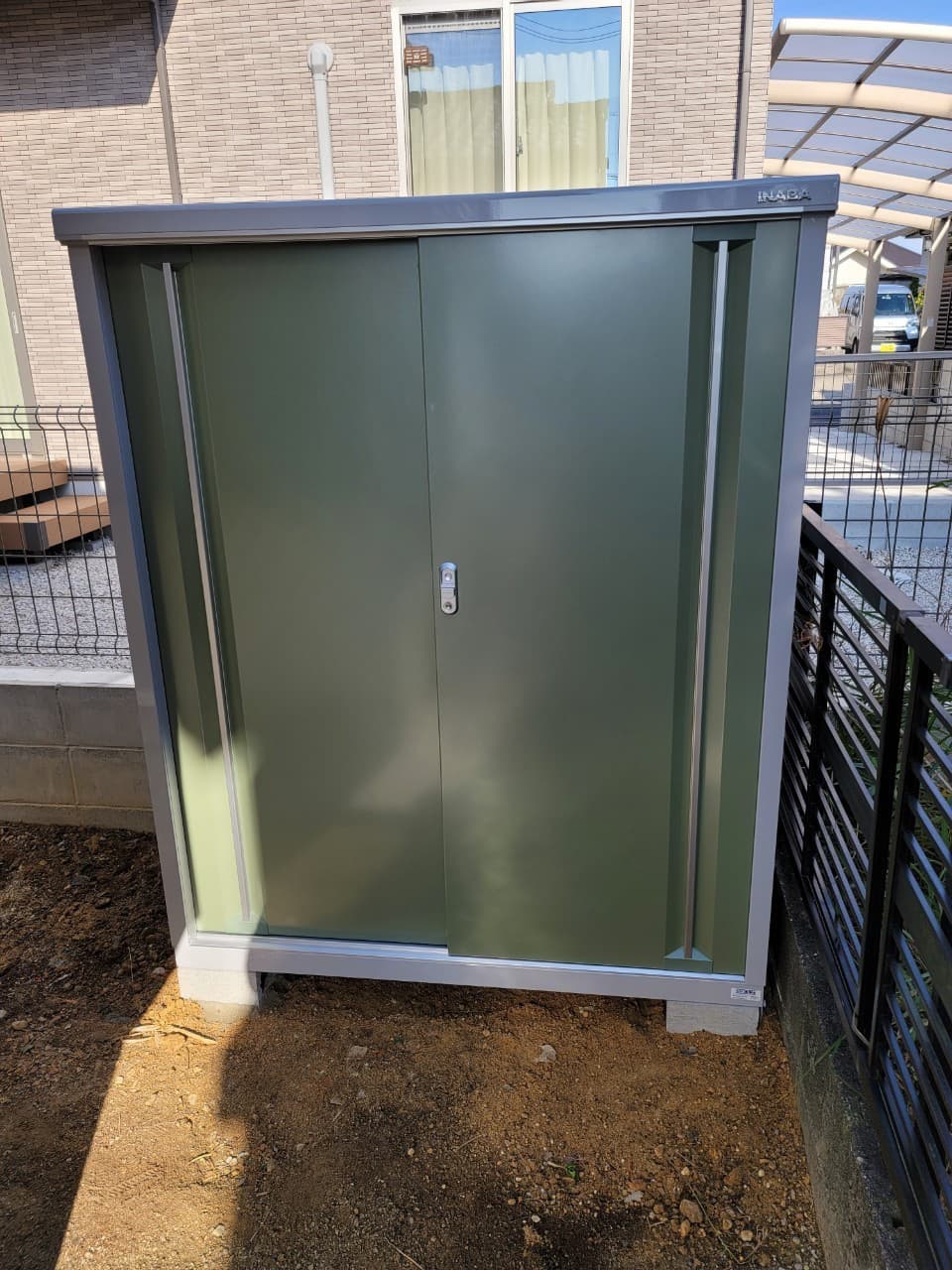 物置の設置 | 名古屋市緑区のエクステリア工事ならイズ美