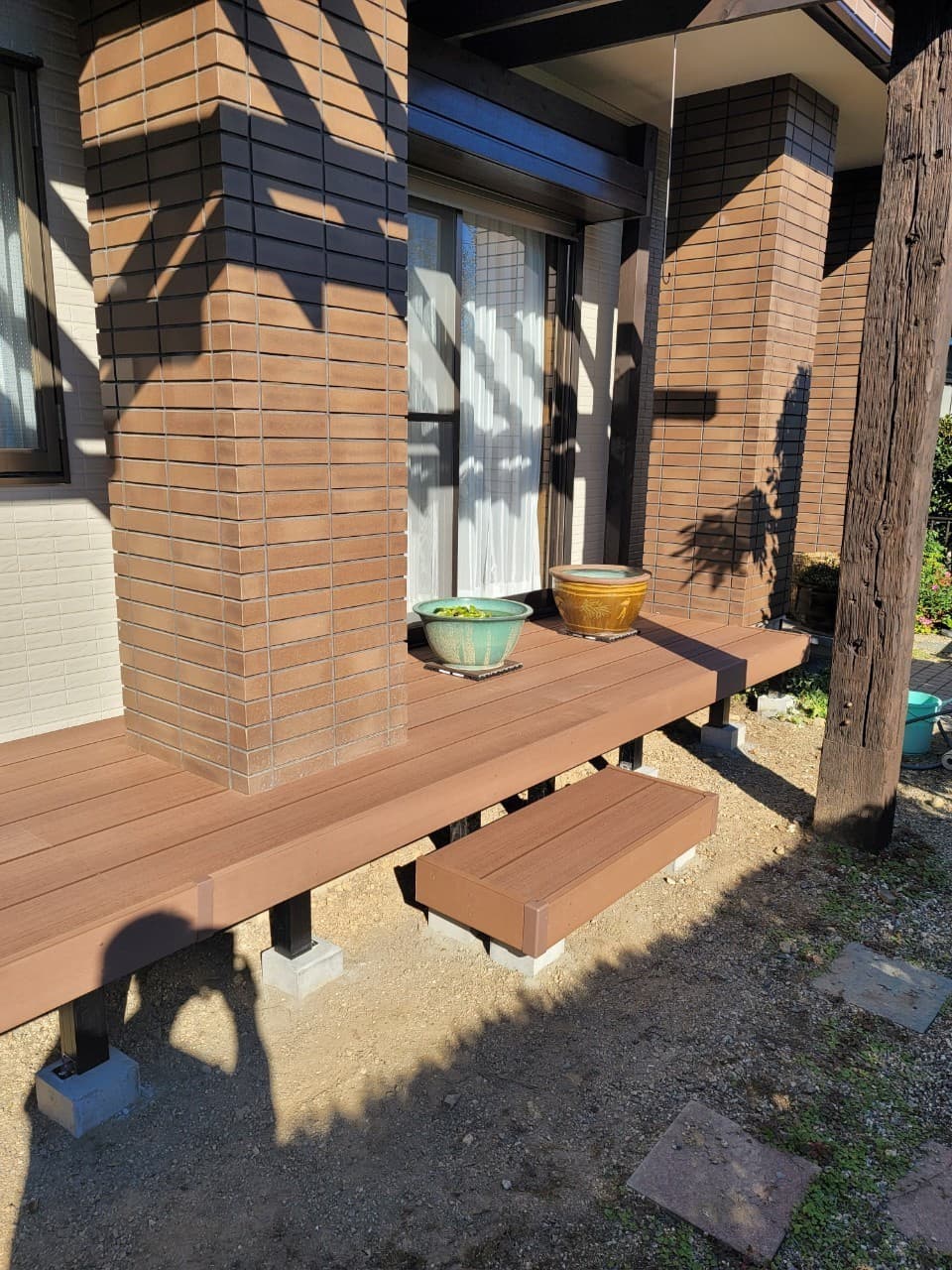 ウッドデッキ設置 | 名古屋市緑区のエクステリア工事ならイズ美